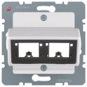 BER14721404 / Zentralplatte f 1o2 Einz.mod Re+DeMa alu /...