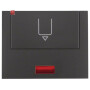 BER16417106 / Hotelcards m Druck u rot Linse K.1 anth / EAN 4011334297178