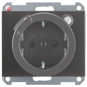BER47087006 / Steckdose SCHUKO m FI erh BS K.1 anthr /...