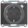 BER47087006 / Steckdose SCHUKO m FI erh BS K.1 anthr / EAN 4011334296645