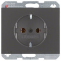 BER47157006 / Steckdose Schuko K.1 anthrazit matt / EAN...