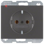 BER47157006 / Steckdose Schuko K.1 anthrazit matt / EAN 4011334296621