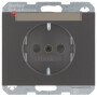 BER47387006 / Steckdose SCHUKO m BF u. erh.BS K.1 anth / EAN 4011334296546