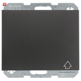 BER47517106 / Steckdose SCHUKO m KD erh BS K.1 anthr / EAN 4011334296461
