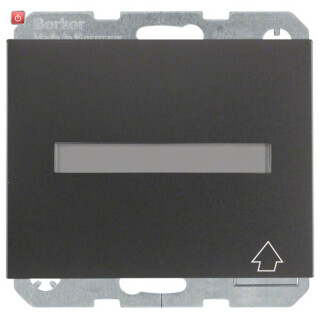BER47527106 / Steckdose SCHUKO m KD u BF K.1 anth matt / EAN 4011334296423