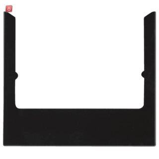 BER13196616 / Designrahmen eckig Glas schwarz / EAN 4011334437536