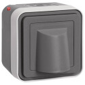 BER42563525 / Kabelauslass AP W.1 grau / EAN 4011334423225