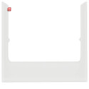 BER13196909 / Designrahmen eckig Glas polarweiß /...