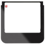 BER13192145 / Designrahmen rund schwarz glänzend / EAN 4011334437604