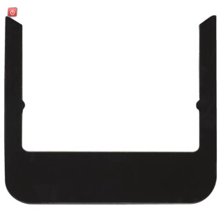 BER13192116 / Designrahmen rund Glas schwarz / EAN 4011334437642