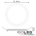 ISO112293 / LED Downlight &quot;ultra flach&quot; weiss...