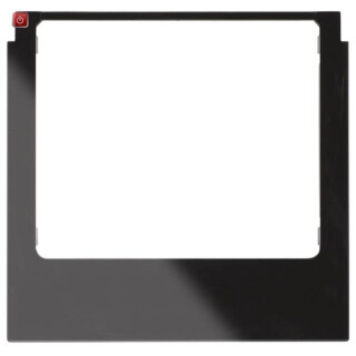 BER13192245 / Designrahmen eckig schwarz glänzend / EAN 4011334437567