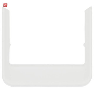 BER13192109 / Designrahmen rund Glas polarweiß / EAN 4011334437635