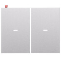 BER80960371 / Abdeckung 2f. Tastsen.-Modul K.x Alu / EAN...