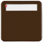 BER162901 / Wippe mit Schriftleiste WG-UP IP44 braun / EAN 4011334017547