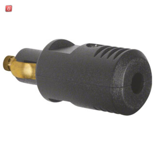 BER4637 / KFZ-Stecker, ITG, 12V, schwarz matt / EAN 4011334144496