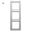 BER10136014 / Rahmen 3fach mit Beschrift. Q1 Alu Lack /...