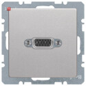 BER3315416084 / VGA Steckdose Schraub-Liftkl Q.1/Q.3 alu...