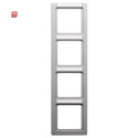 BER10146014 / Rahmen 4fach mit BF senk. Q.1 alu samt /...