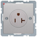 BER41686084 / Steckdose SK NEMA 5-20 R Q.1/Q.3 alu / EAN...