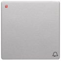 BER16206054 / Wippe mit Aufdr Symbol Klingel Q.1/3 alu /...