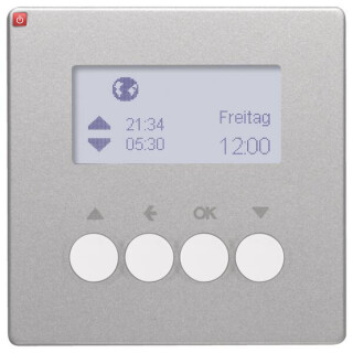 BER85741124 / Jalousie-Schaltuhr Q.1/Q.3 alu samt / EAN 4011334443704