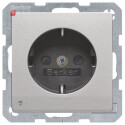 BER41096084 / Steckdose SCHUKO m LED-OL Q.1/Q.3 alu / EAN...