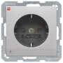 BER41096084 / Steckdose SCHUKO m LED-OL Q.1/Q.3 alu / EAN 4011334443384