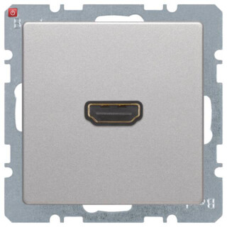 BER3315426084 / HDMI Steckdose Q.1/Q.3 alu samt lackiert / EAN 4011334443780
