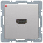 BER3315426084 / HDMI Steckdose Q.1/Q.3 alu samt lackiert / EAN 4011334443780