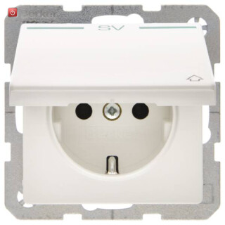 BER47516039 / Steckdose SCHUKO m KD Druck grü Q.1/3 pw / EAN 4011334317654