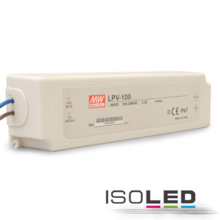 ISO112328 / LED Trafo MW LPV 24V/DC, 0-100W, IP67 / 4012094874777