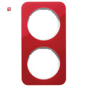 BER10122349 / Rahmen 2fach R.1 Acryl rot Transluz. pw /...