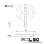 ISO112330 / G4 LED 12SMD, 2W, neutralweiss, Pin seitlich / 9009377029196