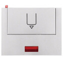 BER16417103 / Hotelcards m Druck u rot Linse K.5 Alu /...