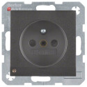 BER6765101606 / Steckdose m SK-Stift LED B.x anth / EAN...