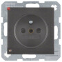 BER6765101606 / Steckdose m SK-Stift LED B.x anth / EAN 4011334365709