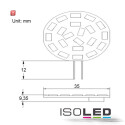 ISO112331 / G4 LED 21SMD, 3W, neutralweiss, Pin seitlich / 9009377029219