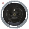 BER6765102045 / Steckdose m SK-Stift LED e BS R.1/R.3 sw...