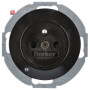 BER6765102045 / Steckdose m SK-Stift LED e BS R.1/R.3 sw / EAN 4011334394051