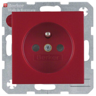 BER6768760062 / Steckdose m SK-Stift e BS S.1/B.3/B7 rot / EAN 4011334320265