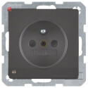 BER6765106086 / Steckdose m SK-Stift LED e BS Q.x anth /...