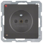 BER6765106086 / Steckdose m SK-Stift LED e BS Q.x anth / EAN 4011334381617