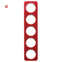 BER10152349 / Rahmen 5fach R.1 Acryl rot transp. pw / EAN...