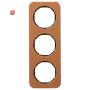 BER10132364 / Rahmen 3fach R.1 Leder braun schw / EAN 4011334413011