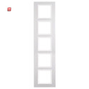 BER10156914 / Rahmen 5fach B.7 Alu/polarweiß / EAN...