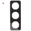 BER10132116 / Rahmen 3fach R.1 Glas schw / EAN 4011334392705