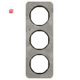 BER10132374 / Rahmen 3fach R.1 Beton schw / EAN 4011334412915