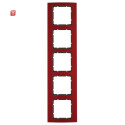 BER10153012 / Rahmen 5fach B.3 Alu, rot/anthrazit / EAN...