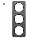 BER10132384 / Rahmen 3fach R.1 Schiefer schw / EAN...